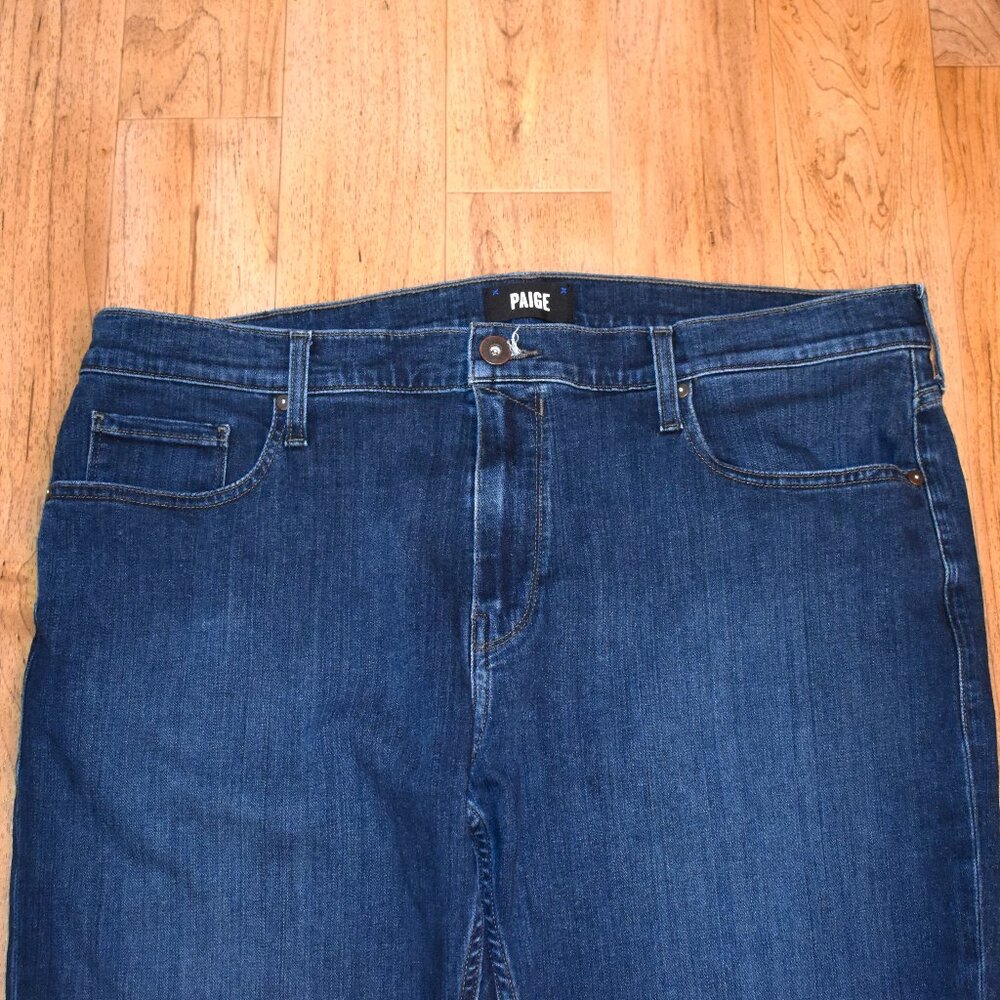 Paige Men's Federal Blue Denim Jeans Sz 38 - Picture 6 of 11